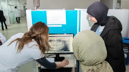 SÜ GSF öğrencilerine yönelik diş sağlığı taraması gerçekleştirildi